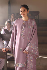 Elegant desi salwar kameez in khaddar and linen — Cross Stitch Collection 🌸